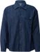 s.Oliver - Mannen - Denim overshirt van linnenmix - Blauw - XL