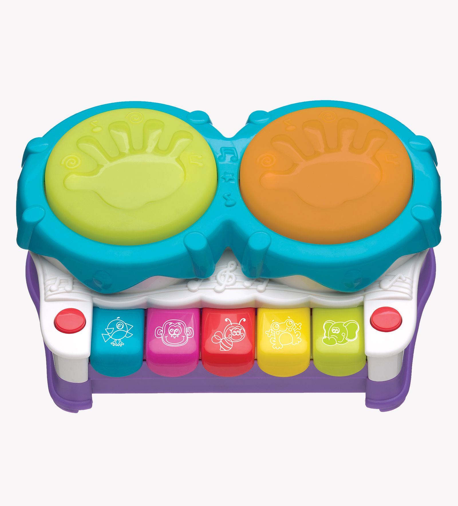 Playgro 2 in 1 Muziekmaker Djembe - Muziekinstrument - Multi
