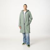 agu SEQ II Regenjas Dames Waterdicht - Sage - Waterkolom 13.000 - Ademende stof - Om te ritsen tot poncho