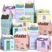 Adventskalender à remplir enfants calendrier de Noël - Boîtes 24 Maisons Boîtes Noël Coffret Boîtes Cadeaux Carton