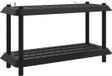 vidaXL Plankenunit - 2-laags - 100 x 40 x 55,5 cm - PP - Antracietkleurig
