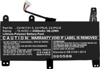 CoreParts Battery 45.60Wh Li-Polymer 15.2V 3000mAh for Asus, 0B200-02940000, 0B200-02990000, 0B2