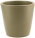 DK design Bloempot/plantenpot - Vinci - olijfgroen mat - D16 x H18 cm