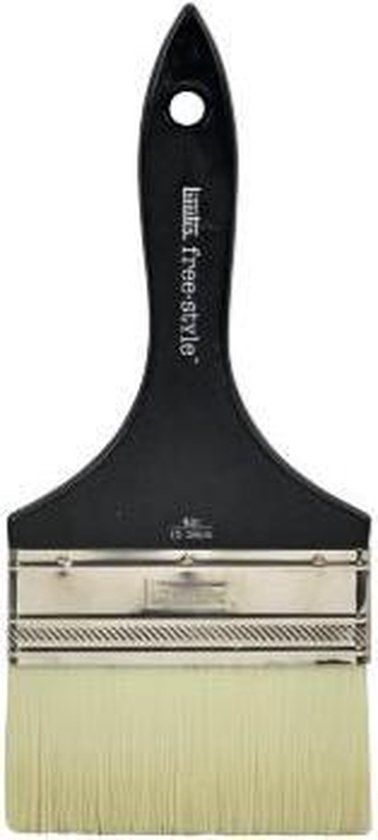 Liquitex Freestyle Kwast Groot Plat 4 Inch Korte steel