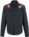 Banned Skull Rose Heren Longsleeve - zwart - 3XL