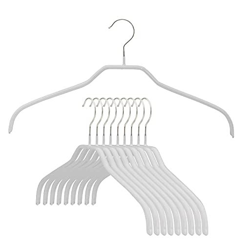 MAWA Ft Reston Lloyd Silhouette-serie - Antislip kleerhanger - Set van 10 - Wit - 41/F