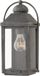 Hinkley LED Wand Buitenlamp Anchorage | 1X E27 Max 60W | IP44 | Dimbaar | Aged Zinc