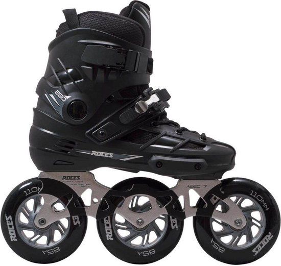 Roces Ego TIF 3x110 Inline Skates - Black/Silver - Size 44