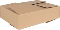 vidaXL Vouwdoos met opslag 50 stuks Naturel 40 x 30 x 10 cm Karton