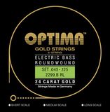 Optima E-basgitaarsnaren Gold Strings Round Wound