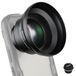 NEEWER HD 65 mm telelens voor smartphone camera met zonnekap alleen voor 17 mm schroefdraad lensachterplaat & mobiele telefoon kooi, 1,7 x zoomlens compatibel met iPhone 16 15 S25 S24 Ultra Android