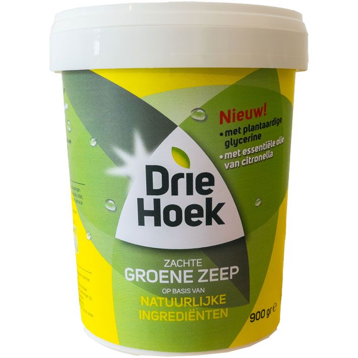 Driehoek Zachte Groene Zeep - 8719189416817