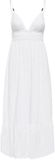 ONLY - ONLARINA STRAP V LONG DRESS WVN - Meisjes - Maxi jurken - Maat M - Wit
