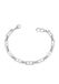 NAEMI Armband zilverkleurig 14 karaat koper 20 cm