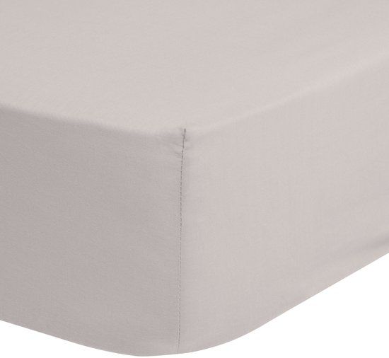 Muller Textiles Hoeslaken Zand 90x200 cm