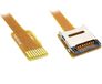 KALEA-INFORMATIQUE Riser microSD-adapter lengte 16 cm met microSD-kaartvergrendeling