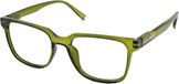 Vista Bonita Leesbril CUBO - Army Green - +5.00