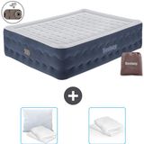 Bestway luchtbed - 2-Persoons - 152 x 203 x 51 cm - Blauw - Inclusief pomp
