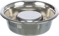 Trixie Slow Feeding Voerbak Hond RVS 0,6 Ltr 17 cm