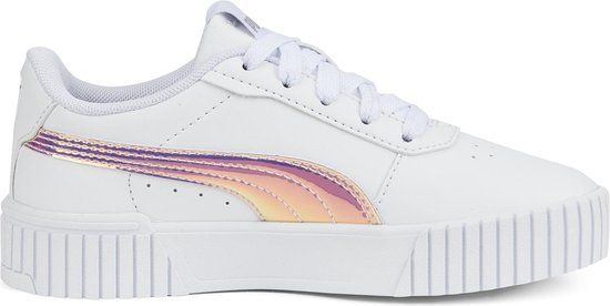PUMA Carina 2.0 Holo PS Lage sneakers meisjes wit maat 28