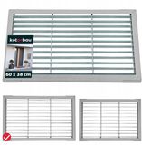 MK Trading Michał Kotarba Tapis d'entrée en métal 60x38 cm - Grille galvanisée pour chaussures