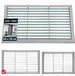 MK Trading Michał Kotarba Tapis d'entrée en métal 60x38 cm - Grille galvanisée pour chaussures