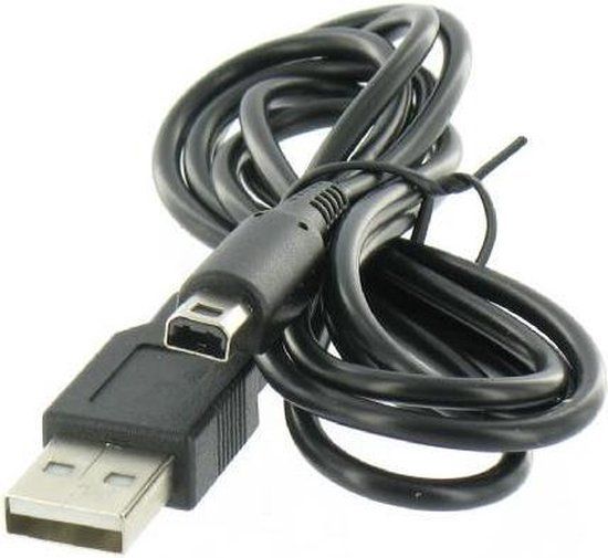USB Charging Cable for Nintendo New 2DS, New 3DS, 2DS, 3DS and DSi - 1 meter | Dolphix