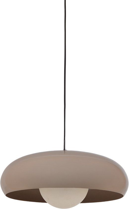 WOOOD Tivo Hanglamp Rond - Metaal - Hoogglans Zand