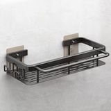 FOXWHALE Shenzhen Haorui Industrial Technology Co., Ltd. Spoelbakorganizer Keuken Zwart Aluminium