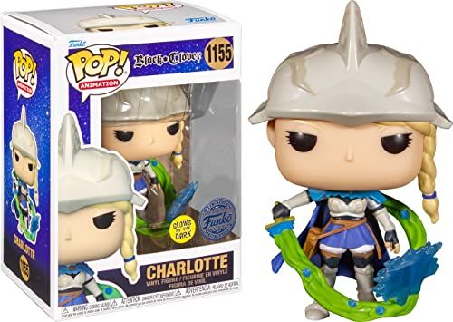 Merkloos Funko Pop! Black Clover - Charlotte #1155 GITD Exclusive - Glows in the Dark