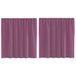 VidaXL Gordijn & Overgordijn Paars Polyester 1400 mm