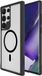 Buddi Hybrid - Hoesje Geschikt voor Samsung Galaxy S23 Ultra - Compatibel met MagSafe - Back Cover met Magneet - Magnetische Beschermhoes - Matte Zwart