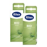 Ritex Biologisch glijmiddel, 100 ml (2 x 50 ml), veganistisch en dierproefvrij, vrij van geur en kleurstoffen, PEG, parabenen en andere conserveringsmiddelen, Made in Germany