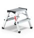 Baulich Escabeau aluminium double accès - 2 marches