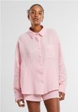 Urban Classics Oversized Blouse Mousseline Rose S