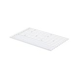 Yamazaki 5057 Afdruiprek Mat Vrijstaand Wit Staal Rechthoek Inklapbaar 420x260x8mm