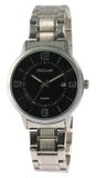 EXCELLANC Herenhorloge metaal Datumsweergave