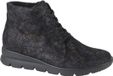 Wäldlaufer 902801-H-Bruni - Zwarte Nubuck Veterlaarzen - Maat 38