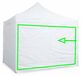 Ambitent Easy-up Partytent Zijwand 3m PVC 450 g/m² Wit
