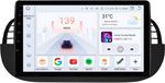Happiq Autoradio met Bluetooth en CarPlay voor FIAT 500 (2007-2014) - Geschikt voor Apple en Android - Stereo - Navigatie - Navigatiesysteem auto - 3GB 32GB - 9"