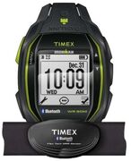 Timex Ironman Run X50 + HRM Sporthorloge Zwart/Groen