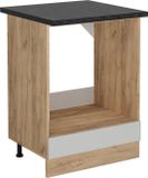 Vicco R-Line Ovenombouwkast – 60 cm, WB Antraciet Wit Landhuis