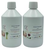 Merkloos Set van 2 Massageoliën 500ml voor Wellness en Fysiotherapie