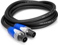 Hosa Technology SKT-205 audio kabel 1,5 m Speakon Zwart, Blauw