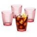 Cosy & Trendy Rituals Cosy Moments Drinkglazen - waterglazen - roze transparant - glas - 4x stuks - 320 ml