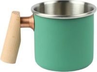 Truvii Spire Hub Camping mok - beker van roestvrij staal - Kalas serie - 400ml - groen