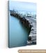 OneMillionCanvasses Canvas schilderij - Pier - Steiger - Water - Natuur - 40x60 cm