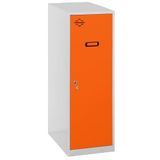 SimonRack Kluisjes, kleedkamer van metaal, 915 x 300 x 500 cm, grijs/oranje, metaal