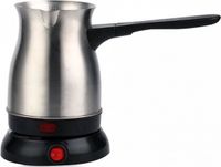 Cheffinger Machine à café turc électrique - 600W - 0,5L - Inox - Argent