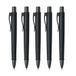 FABER-CASTELL Balpen Poly Ball Urban Black, 5 stuks
